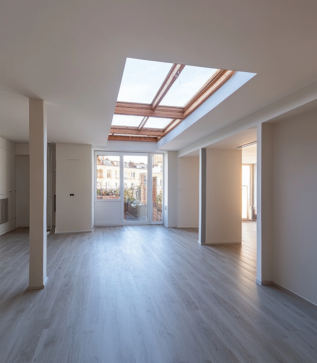 transforming-cramped-attic-into-cozy-loft-with-skylight-minimalistic-decor